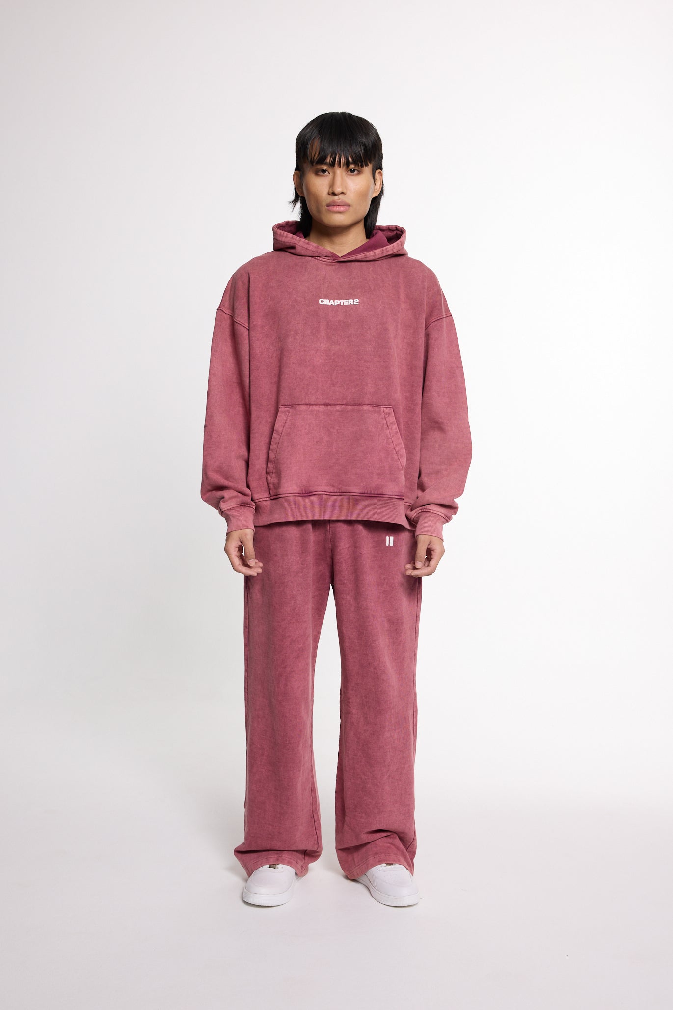 Burgundy Washed Co-ord Set