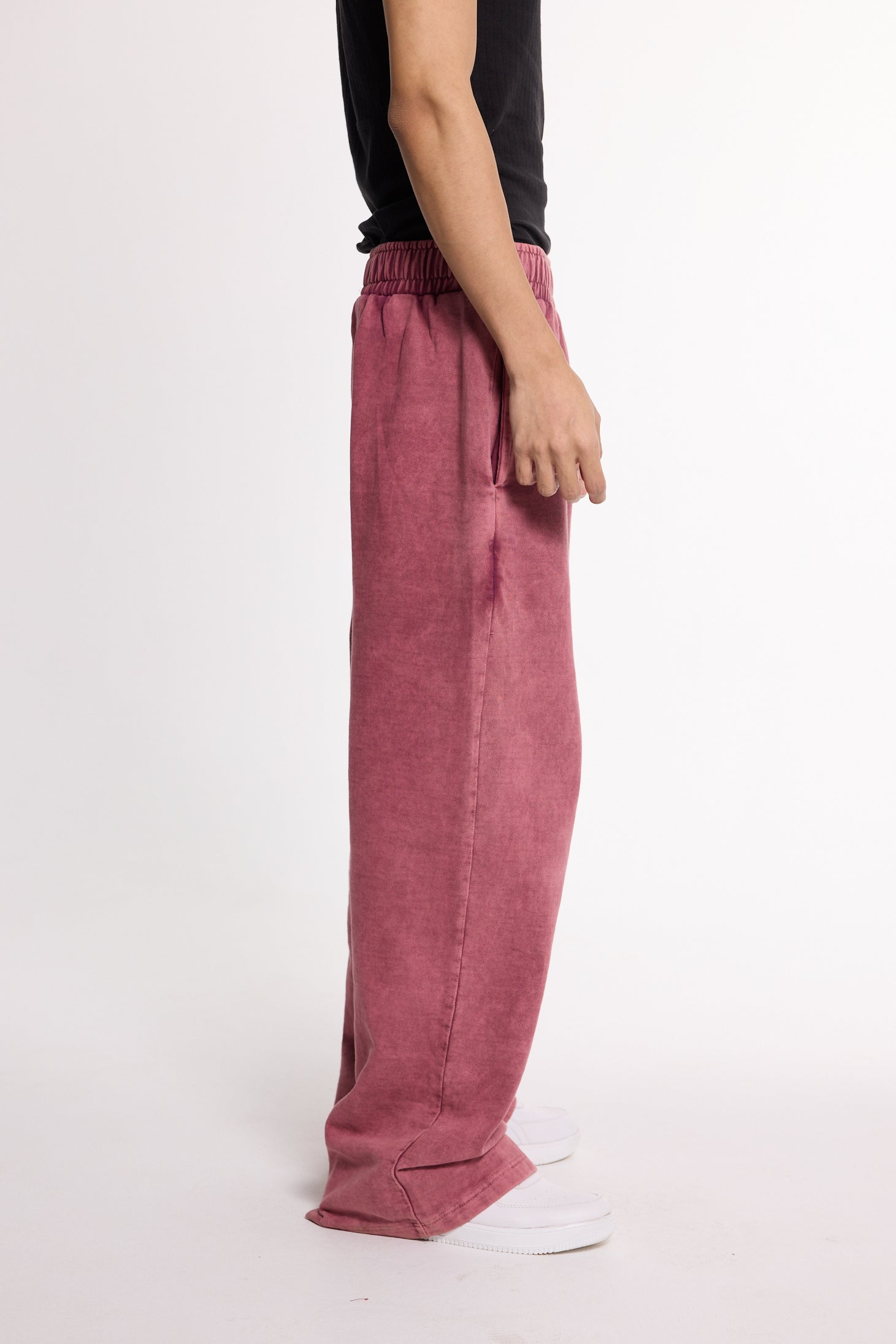 Burgundy washed Sweatpants