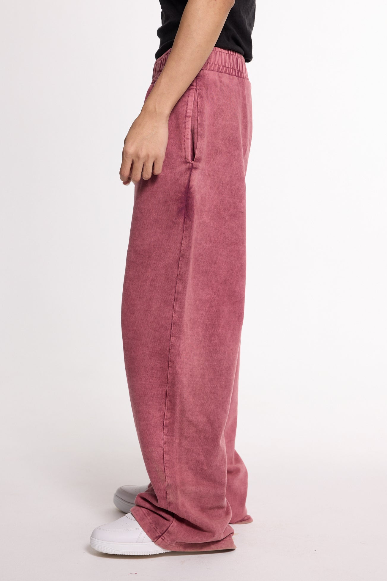Burgundy washed Sweatpants