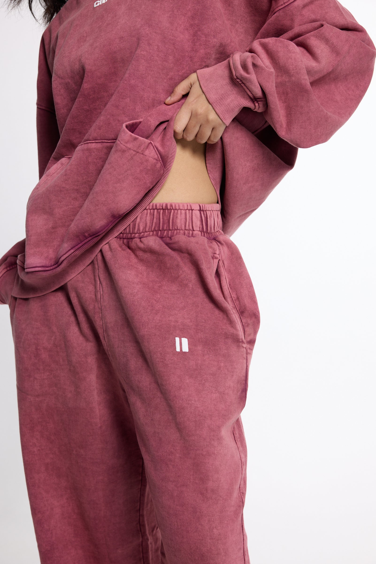 Burgundy Washed Co-ord Set