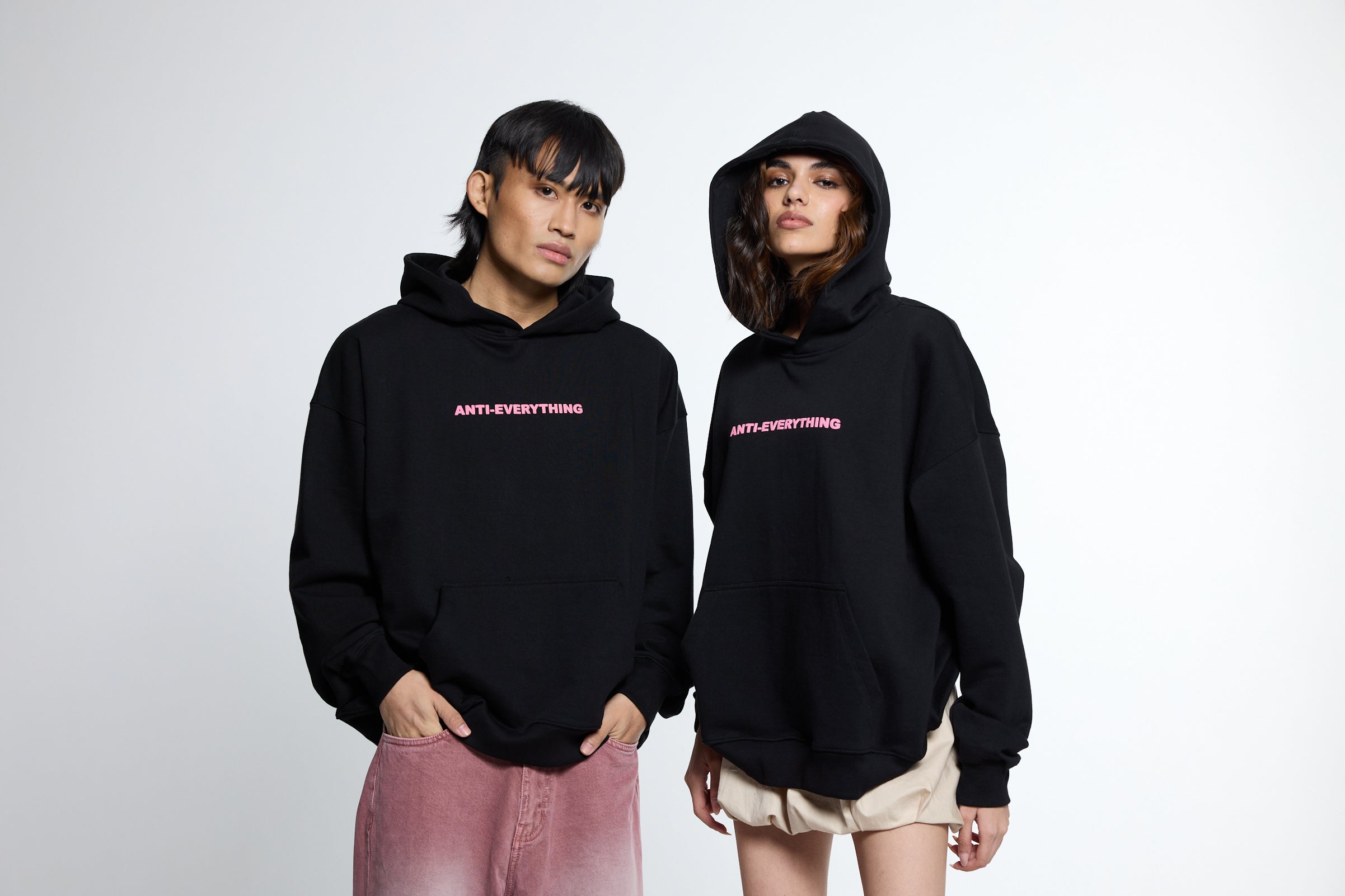 Anti Everything Hoodie Black