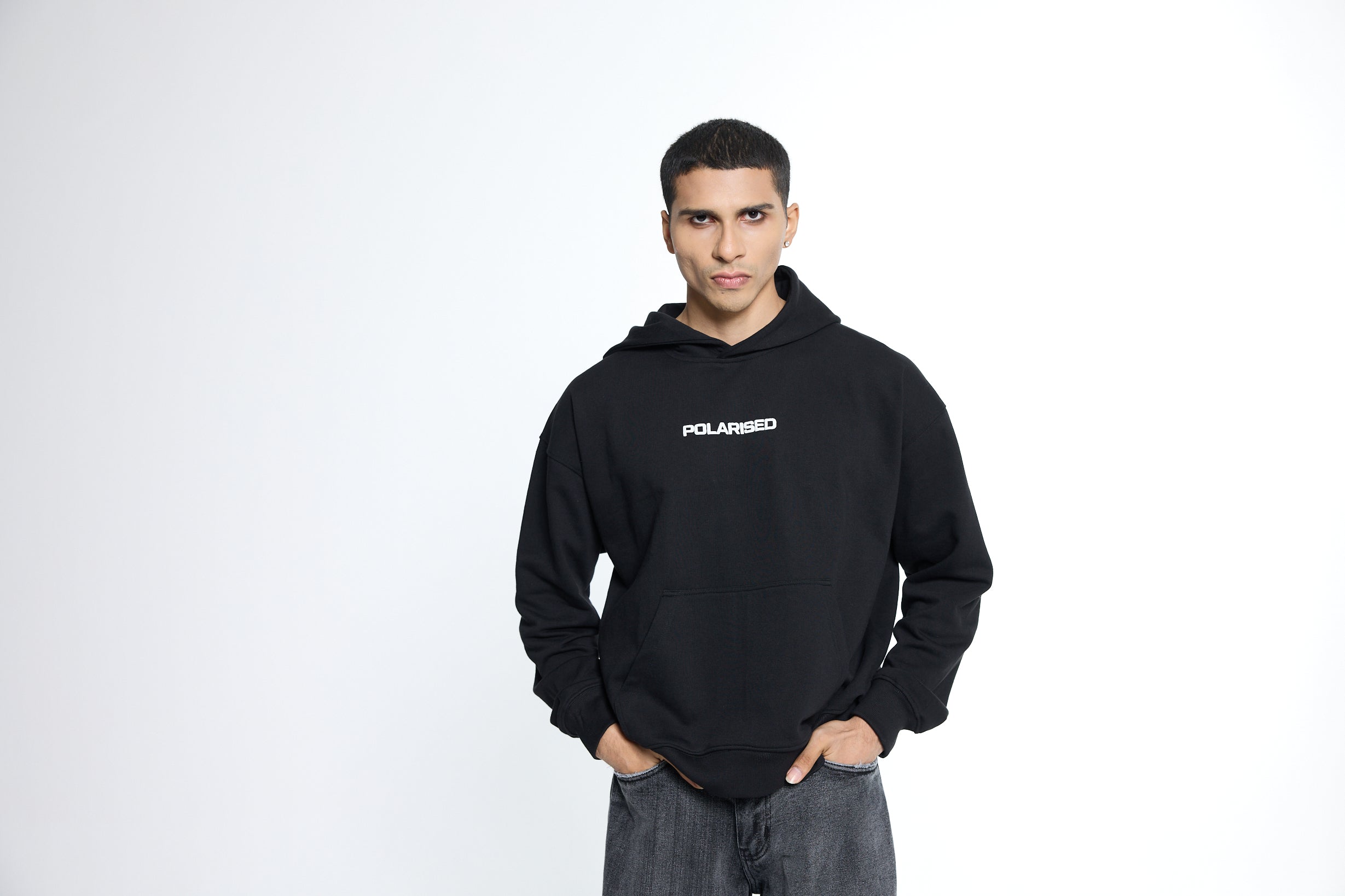 Polarised Hoodie Black