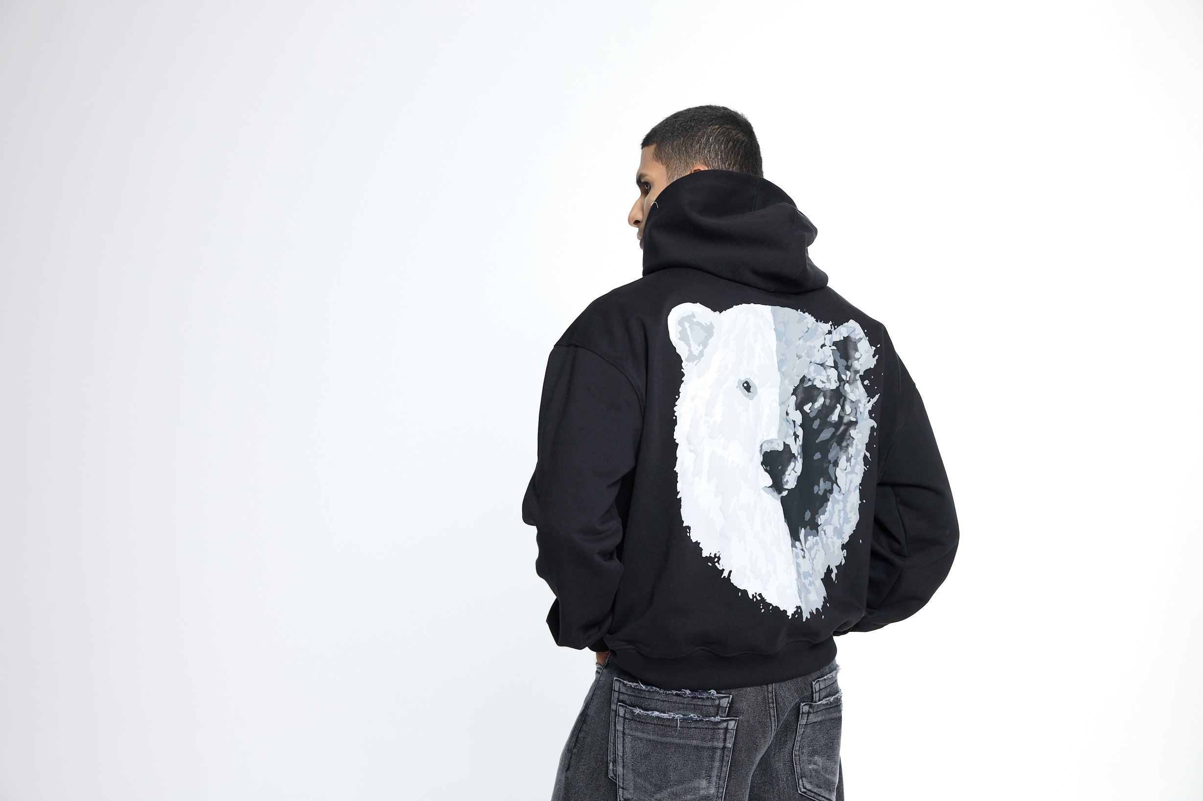 Polarised Hoodie Black