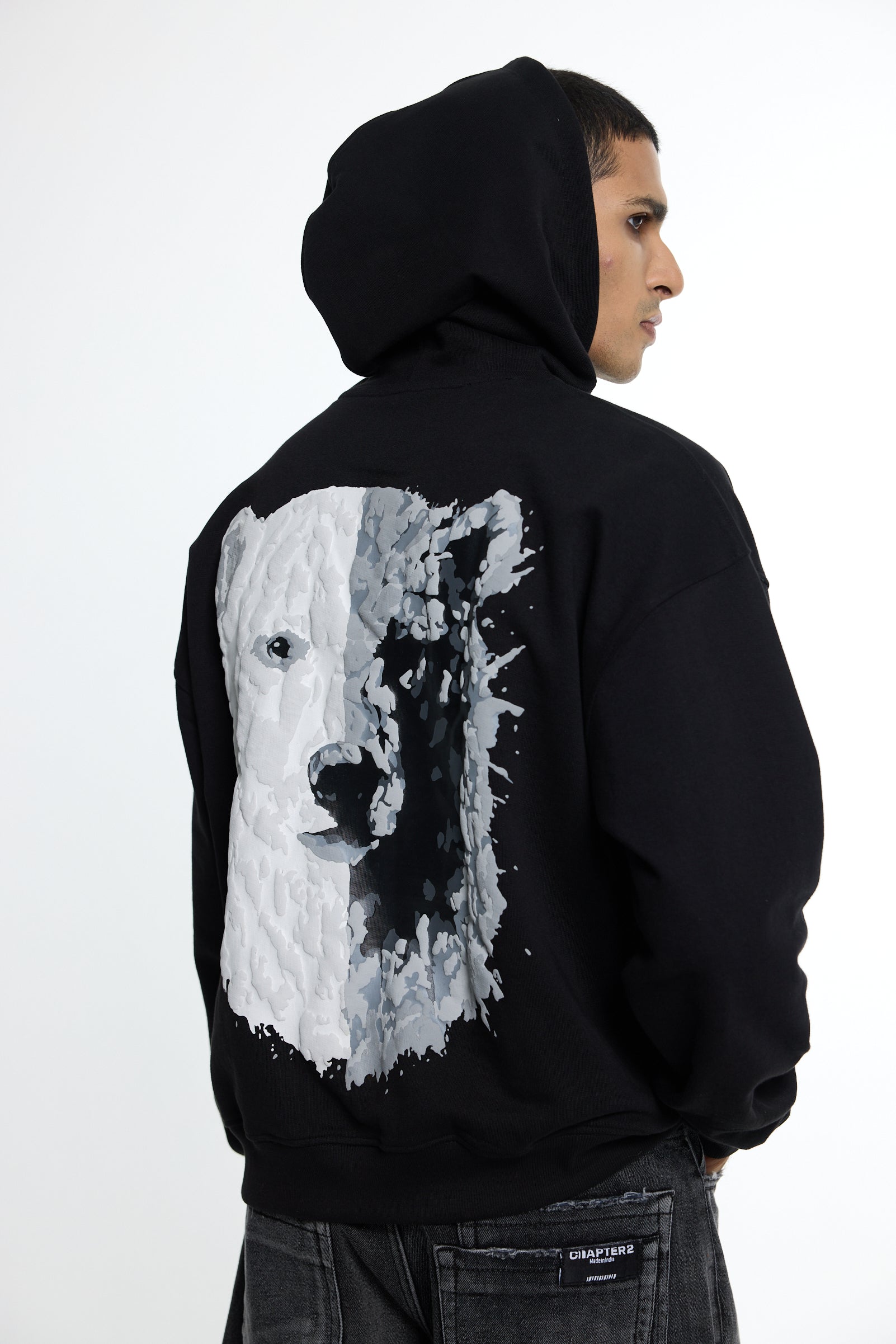 Polarised Hoodie Black