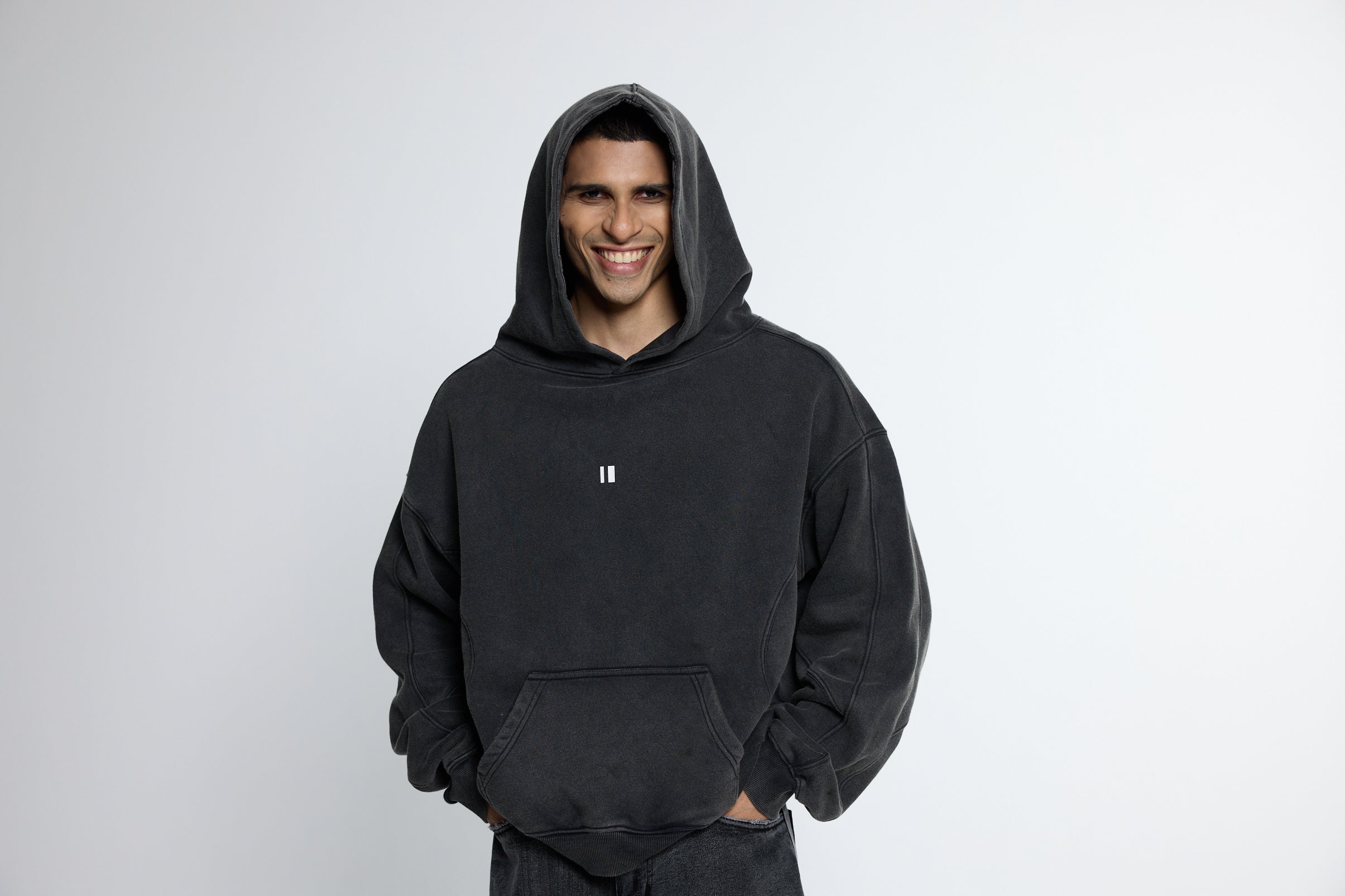 Black Wash Hoodie