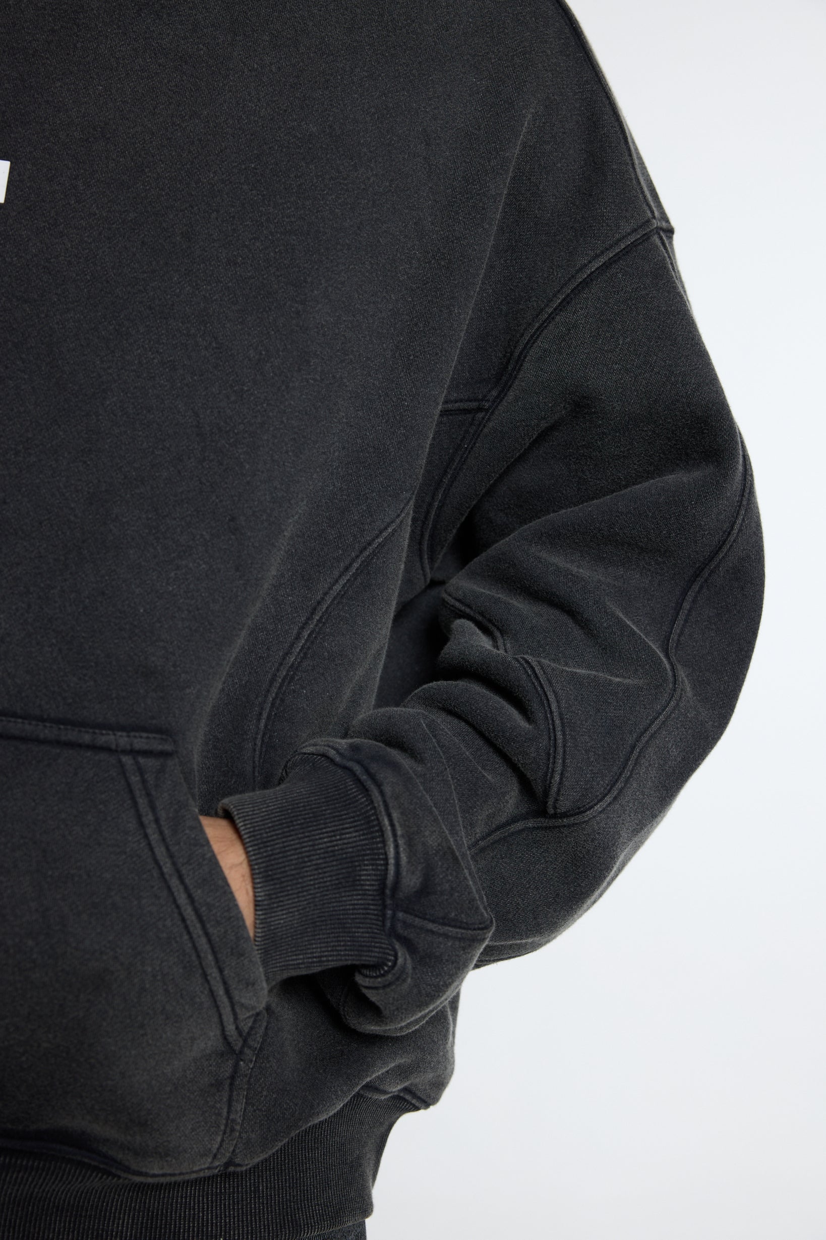 Black Wash Hoodie