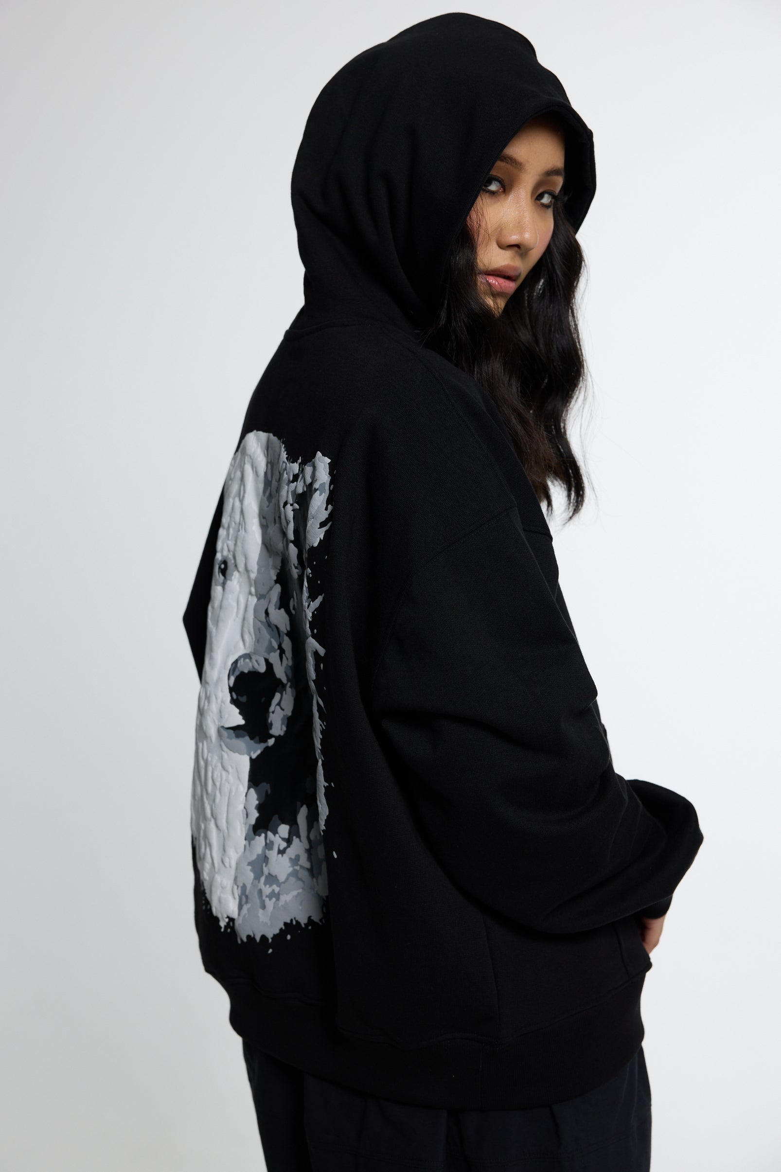 Polarised Hoodie Black