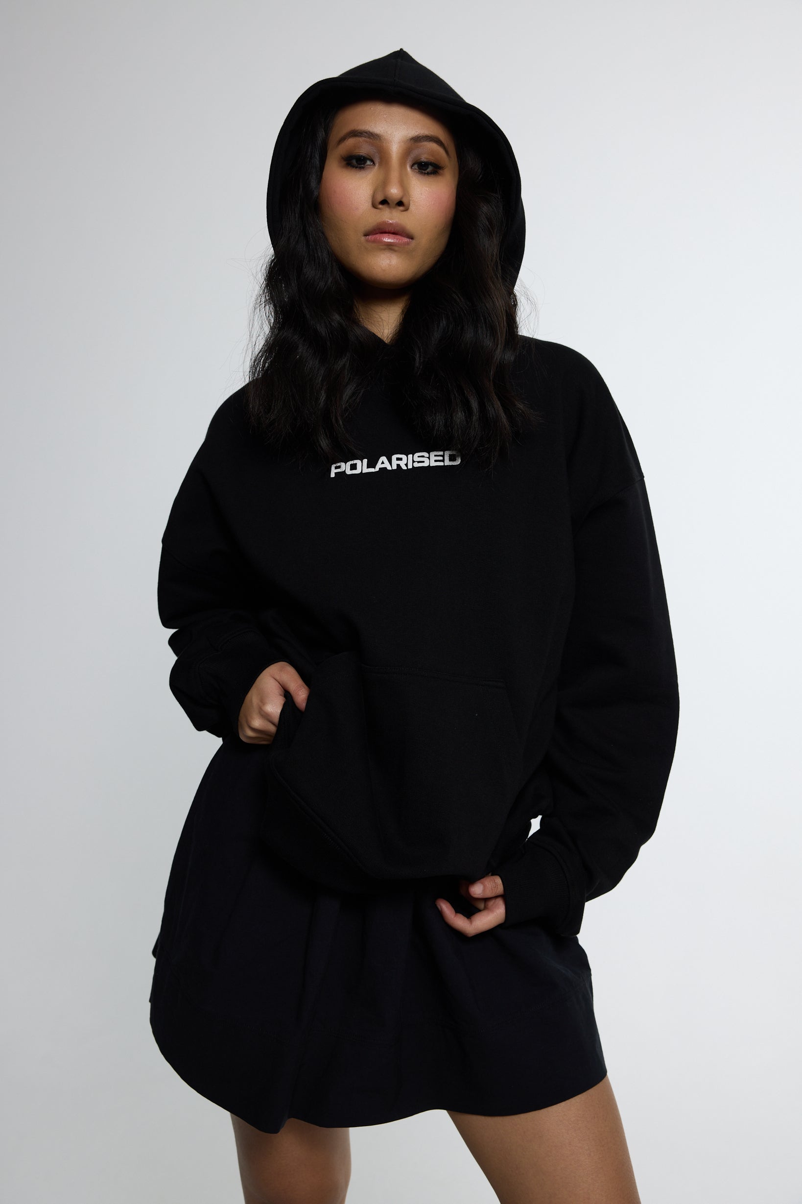 Polarised Hoodie Black