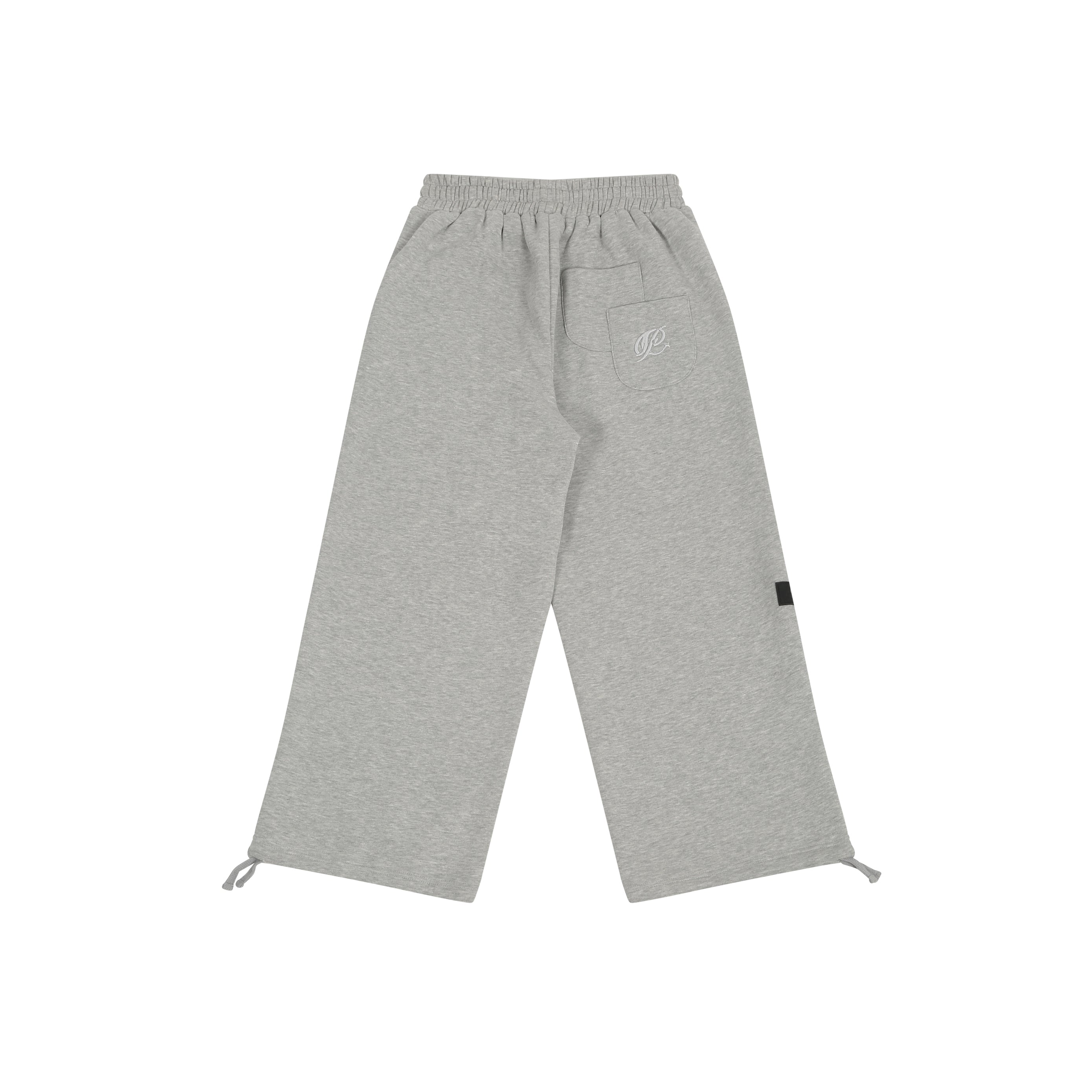 Wide Leg Sweatpants- Concrete