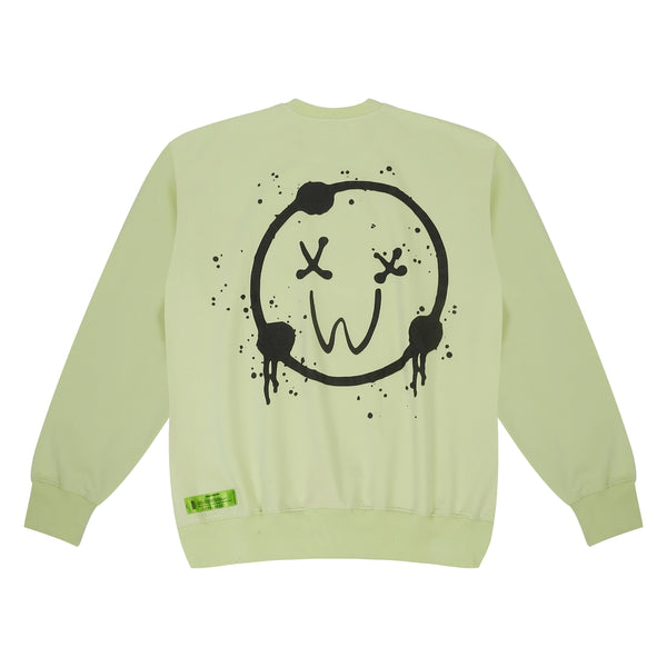 Emoji Sweatshirt Lime Green|CDC Street
