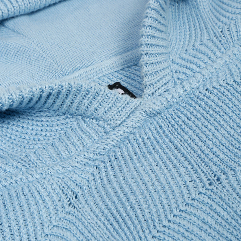 PUNK SPIKE HOODIE: CAROLINA BLUE | NATTY GARB | Streetwear Sweatshirt Hoodies by Crepdog Crew