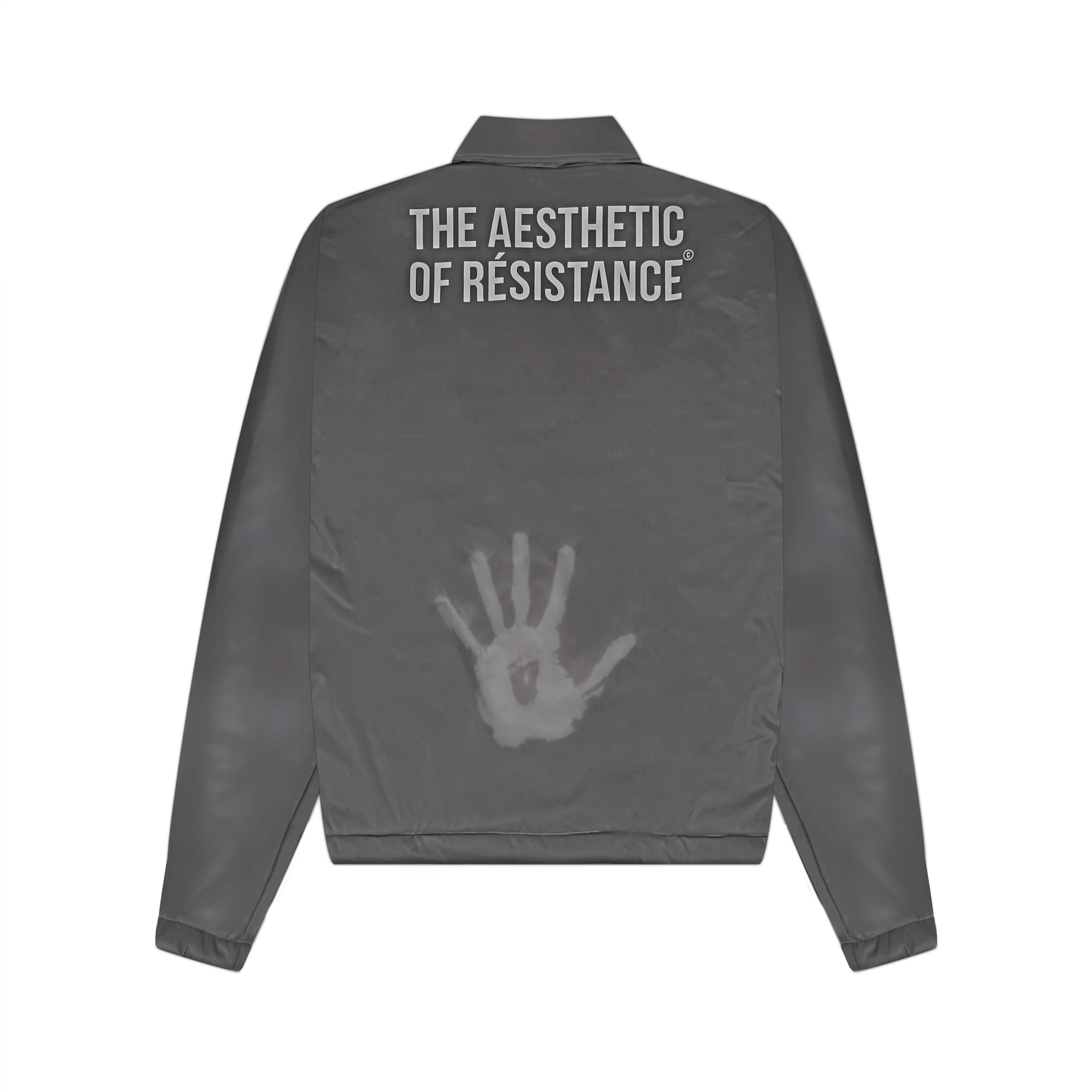 CRIME SCENE JACKET - GREY WHITE