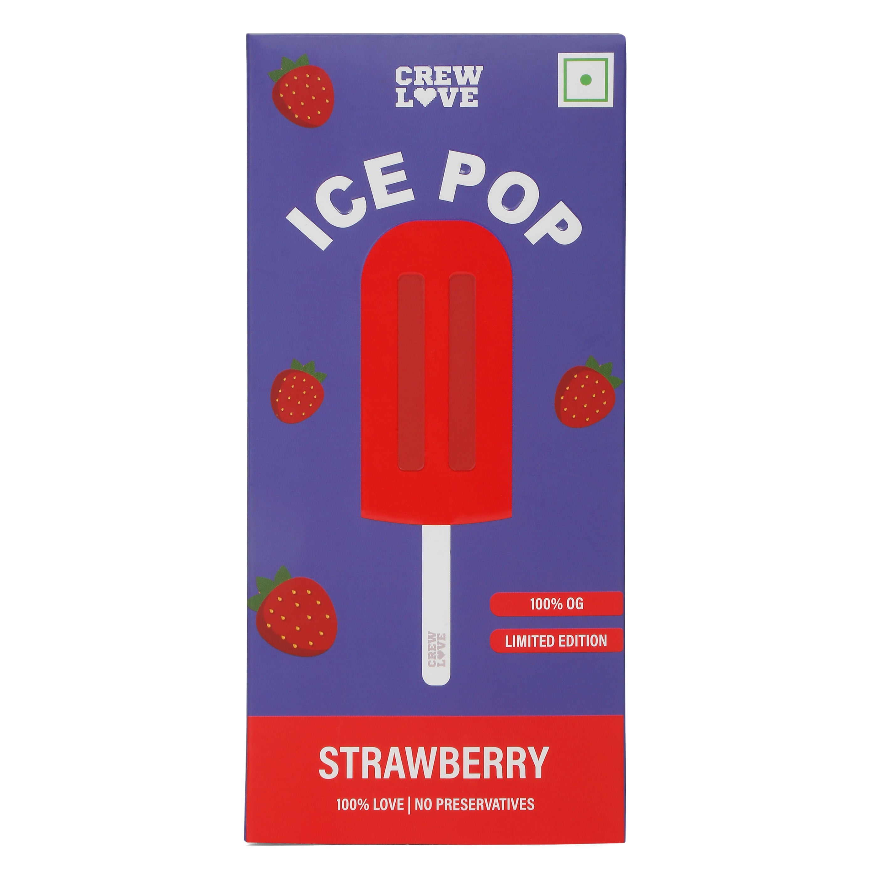 CDC ICE POP SOCKS - STRAWBERRY