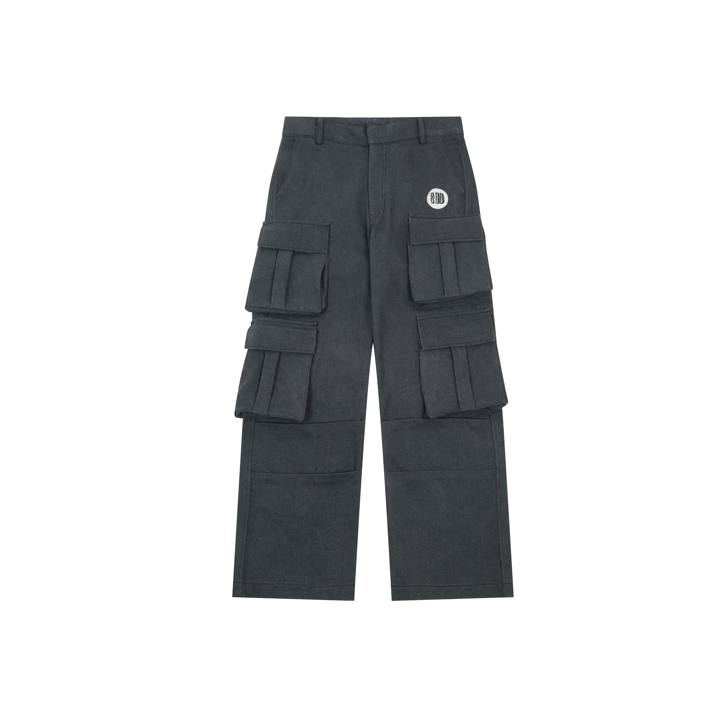 Grey Pocket-Pocket Denim