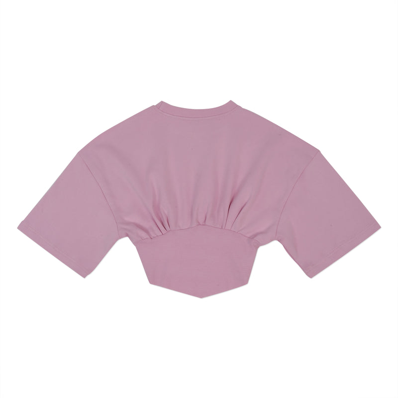 Pink Corset Tee | oddnoteven | Streetwear T-shirt by Crepdog Crew