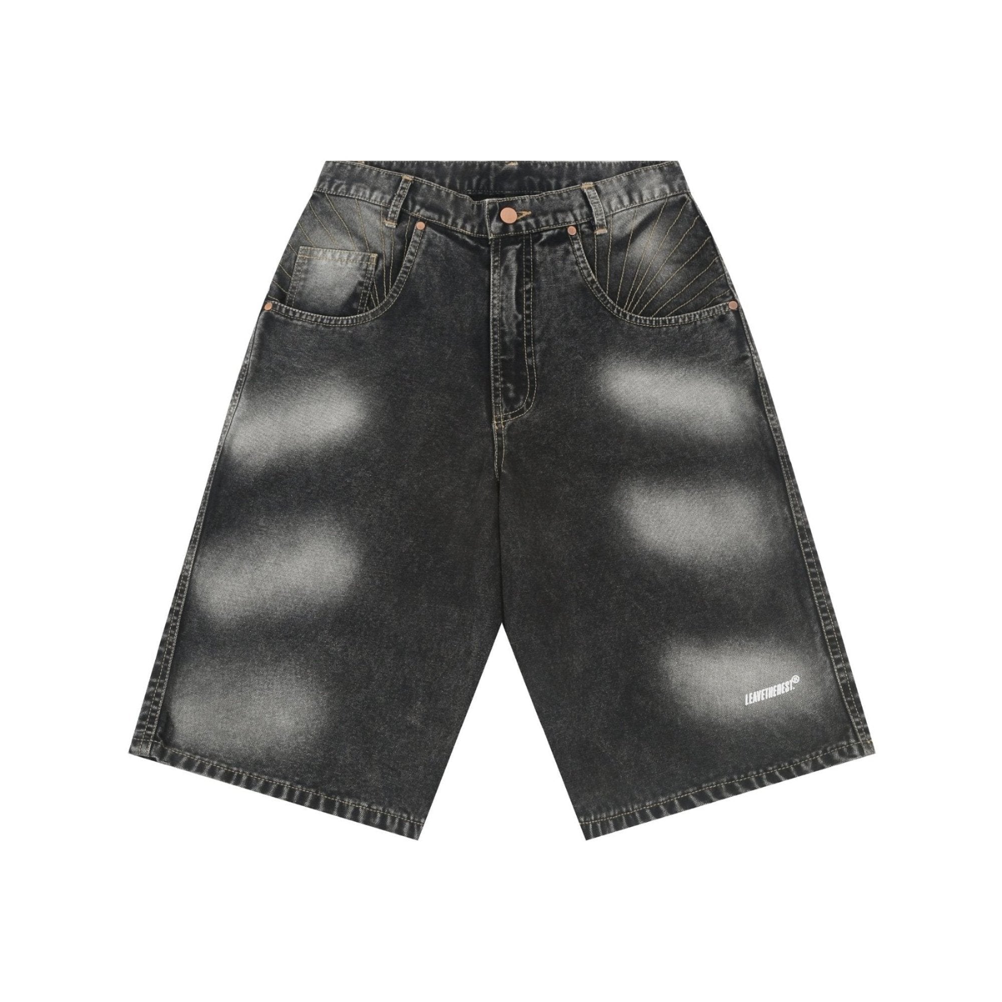 Washed Jorts-Black - RTW