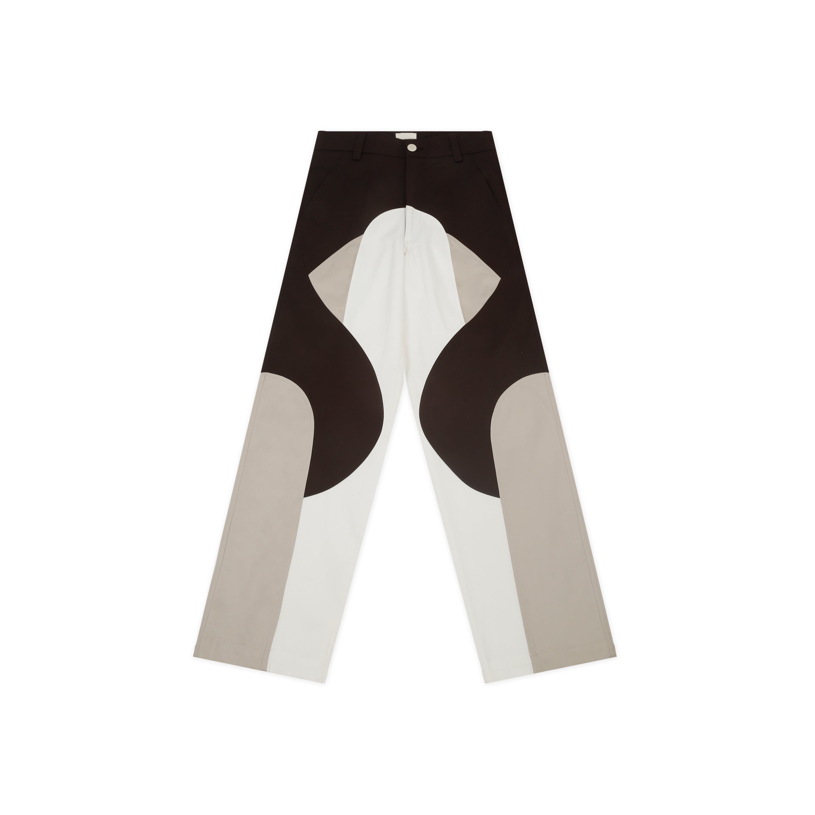 Border Panelled Trousers-BE