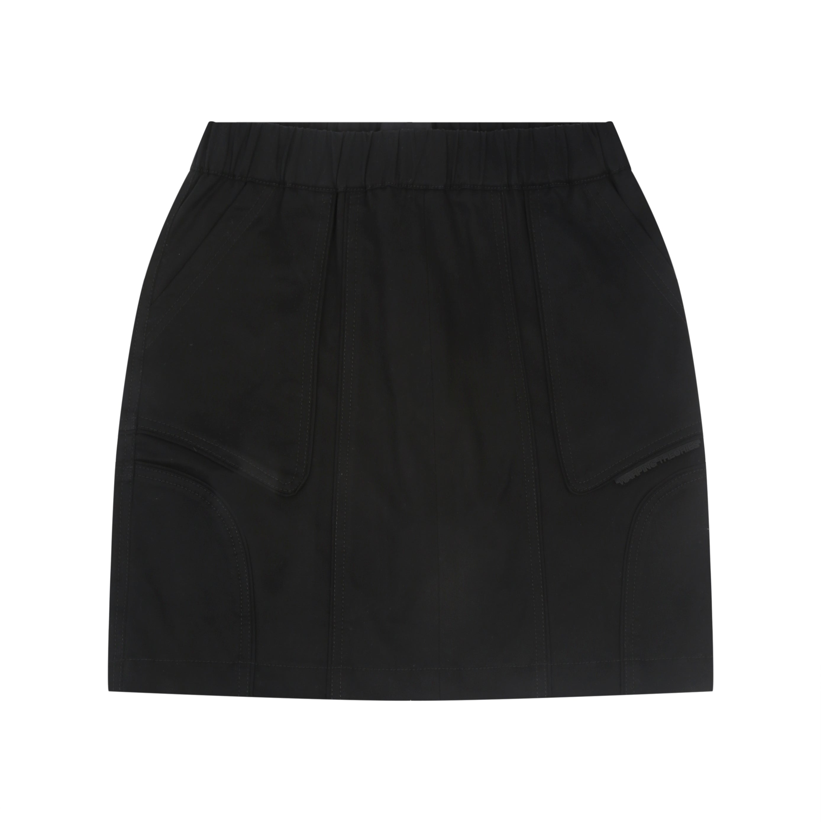 WARPED PANEL SKIRT