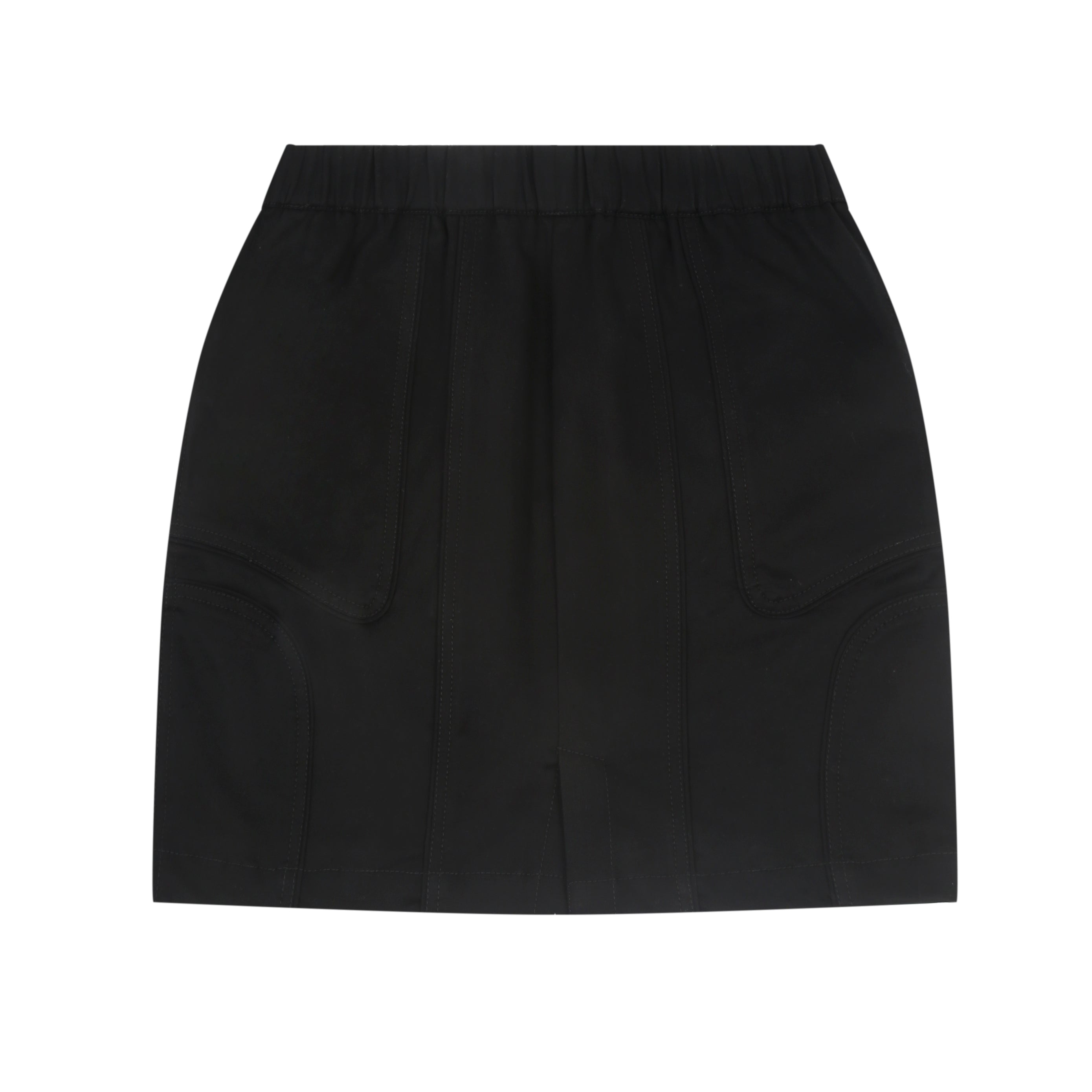 WARPED PANEL SKIRT