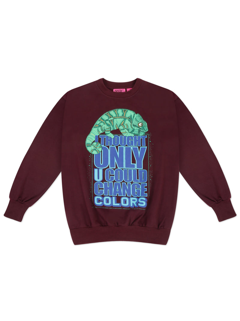 Chameleon sweatshirt | NATTY GARB | Streetwear Sweatshirt Hoodies by Crepdog Crew