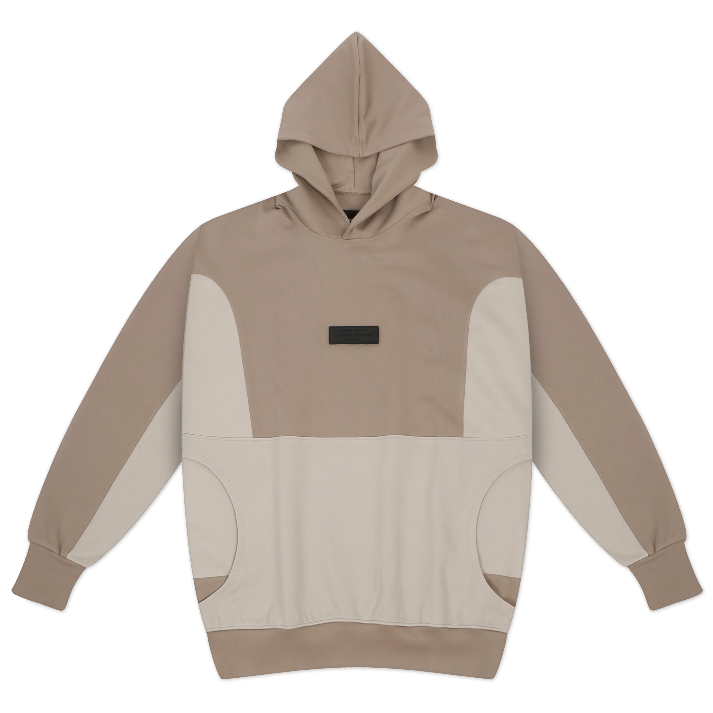 OBLIQUE COLOR BLOCK HOODIE