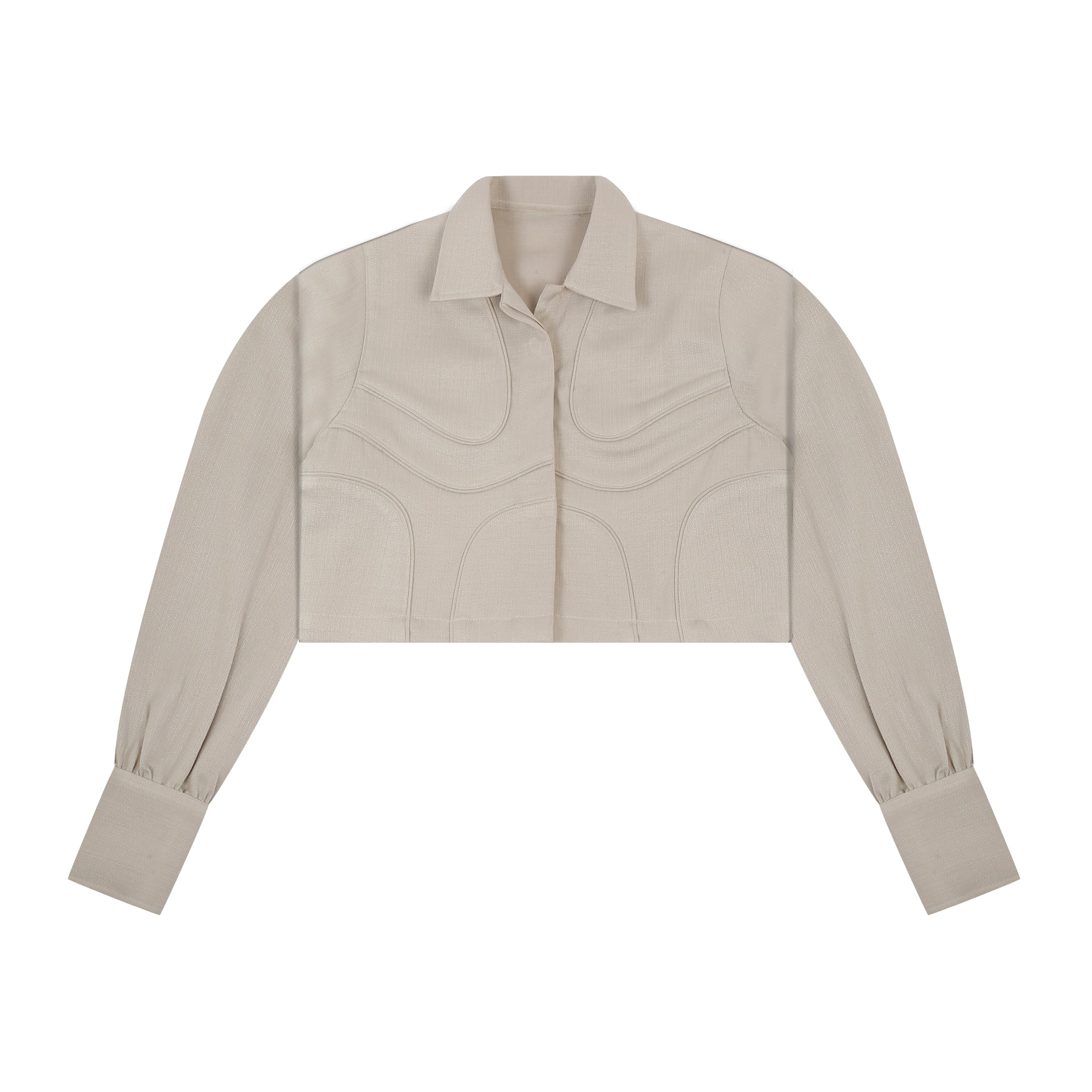 WARPED PANEL OVERSHIRT