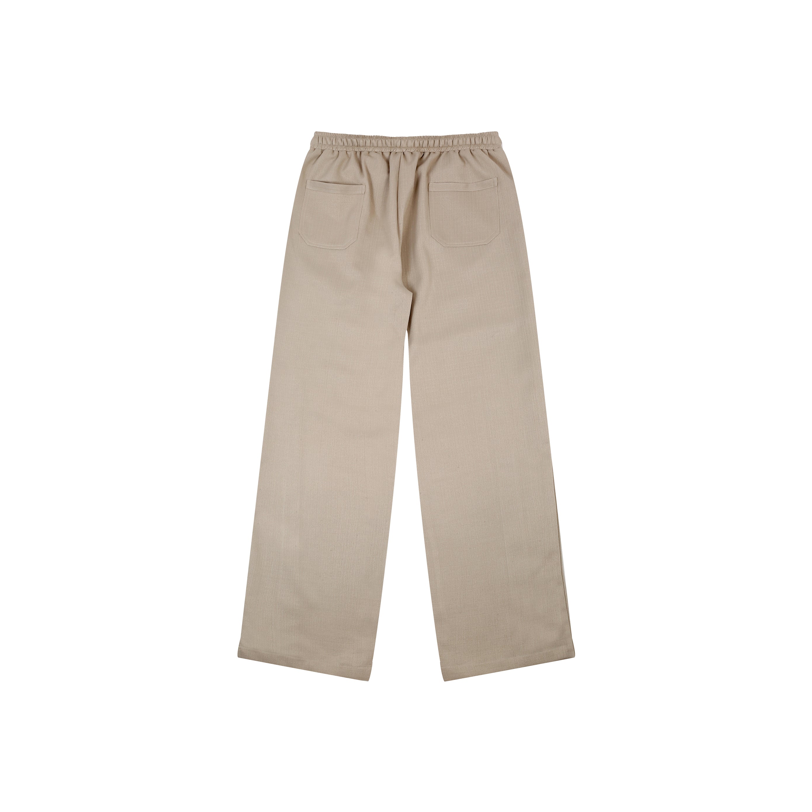 PLEATED ARCH CUT PANTS