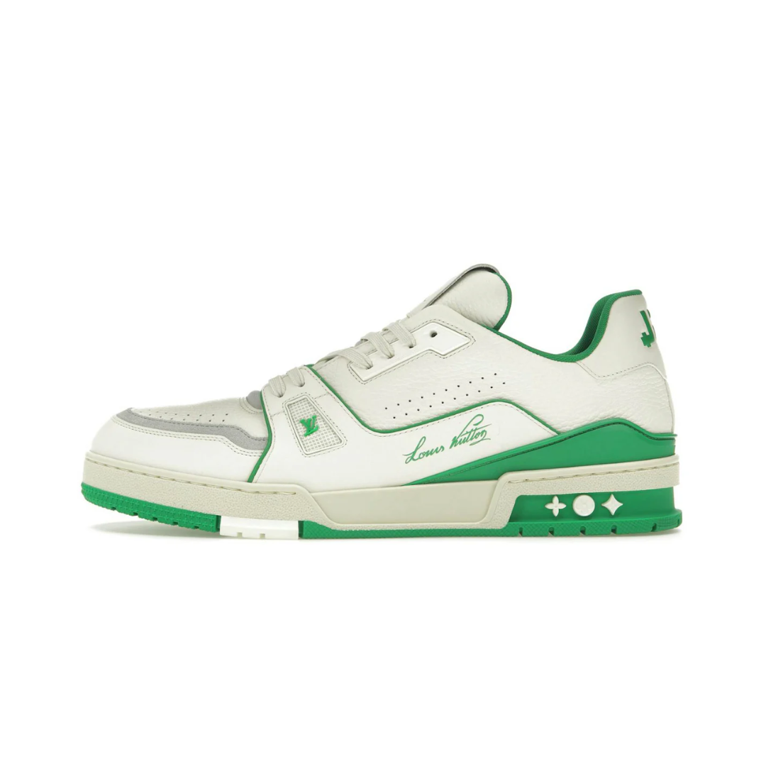 Louis Vuitton Trainer Green White