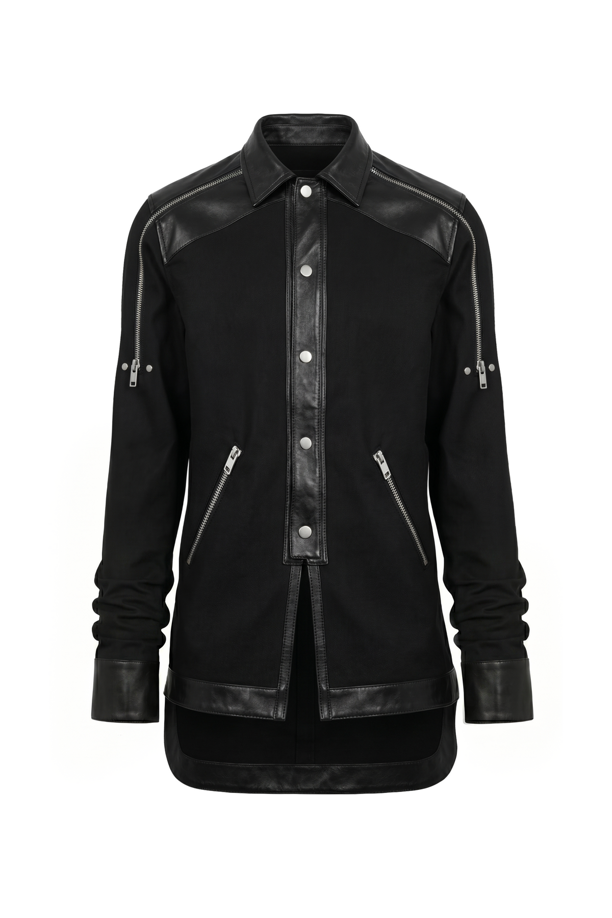 Longline Leather Kurta