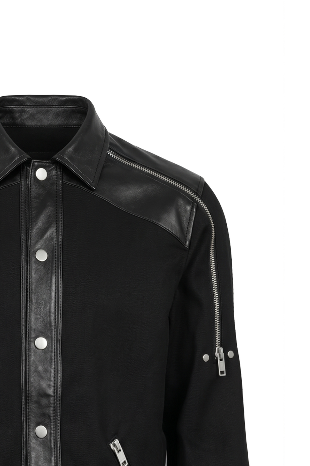 Longline Leather Kurta