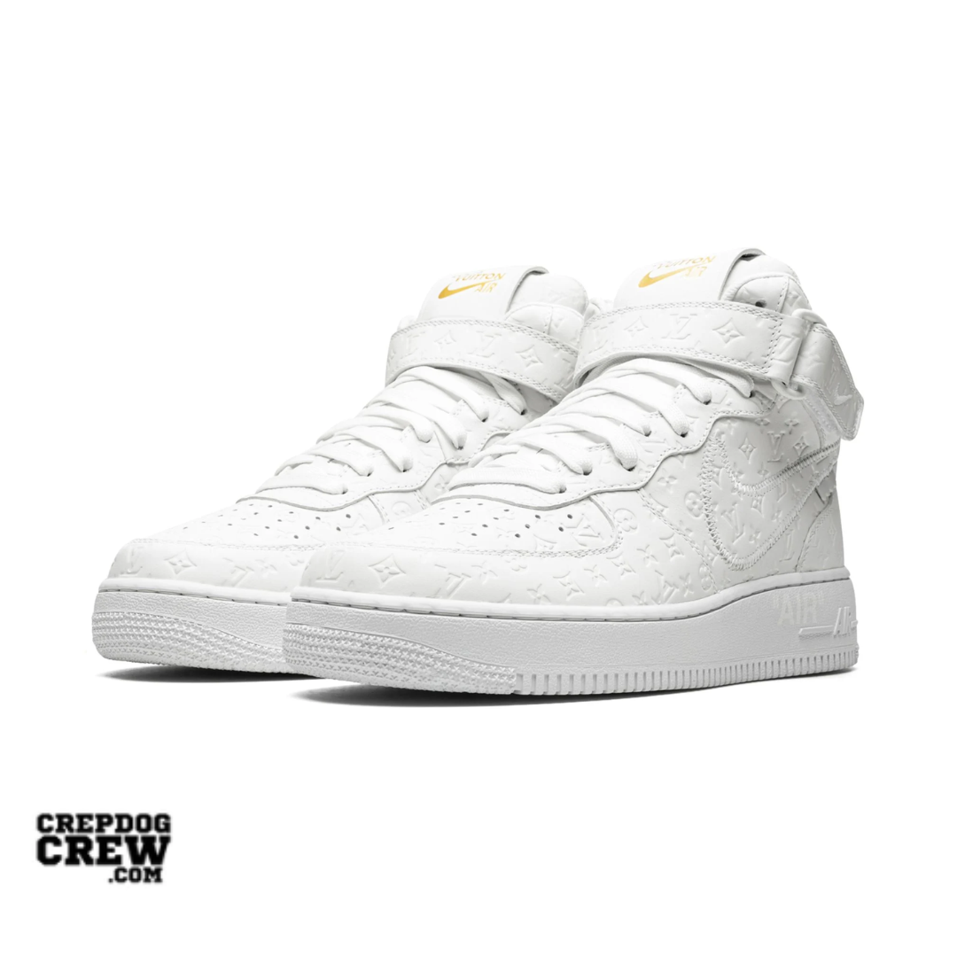 Louis Vuitton Nike Air Force 1 Mid By Virgil Abloh White