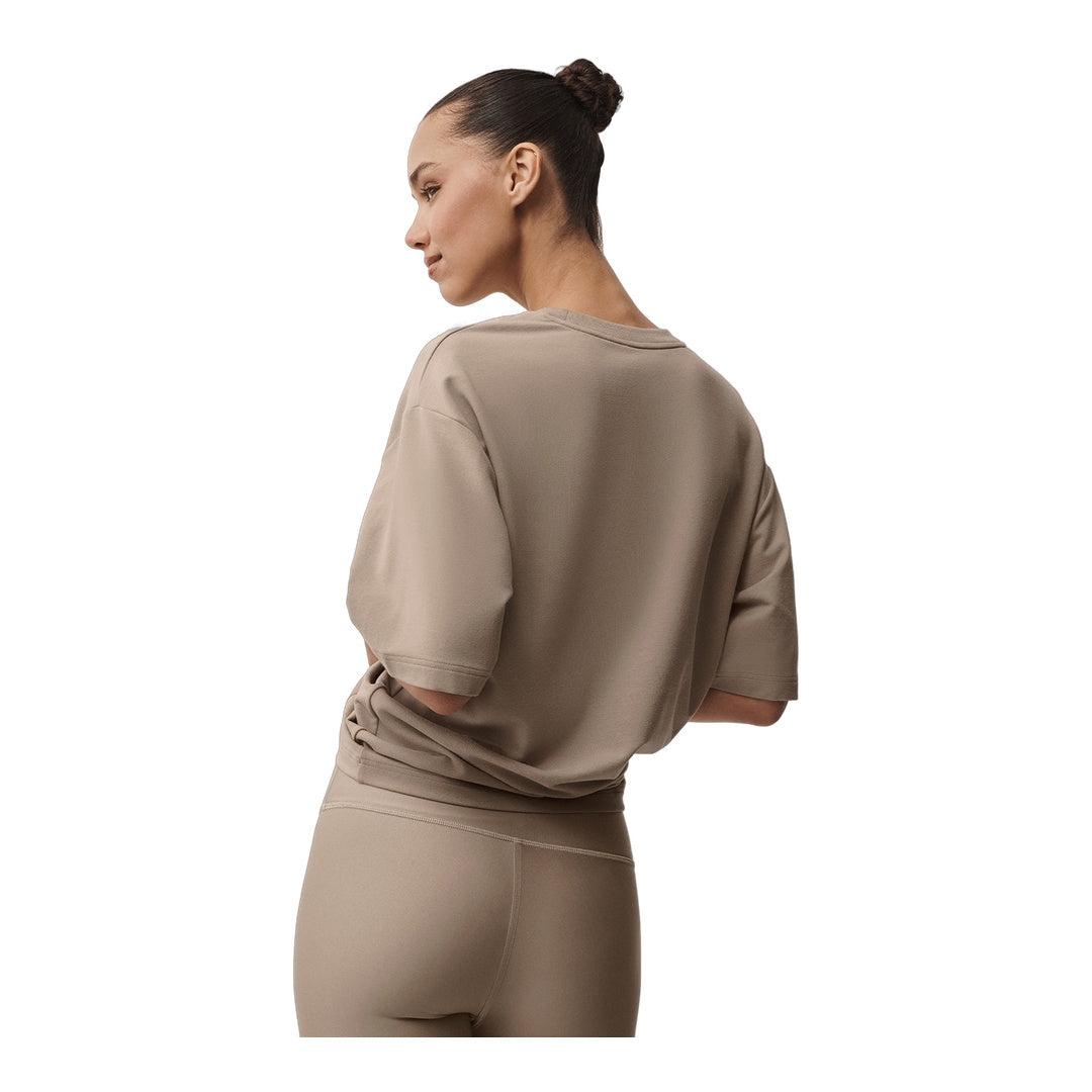 alo Double Take Short Sleeve - Gravel