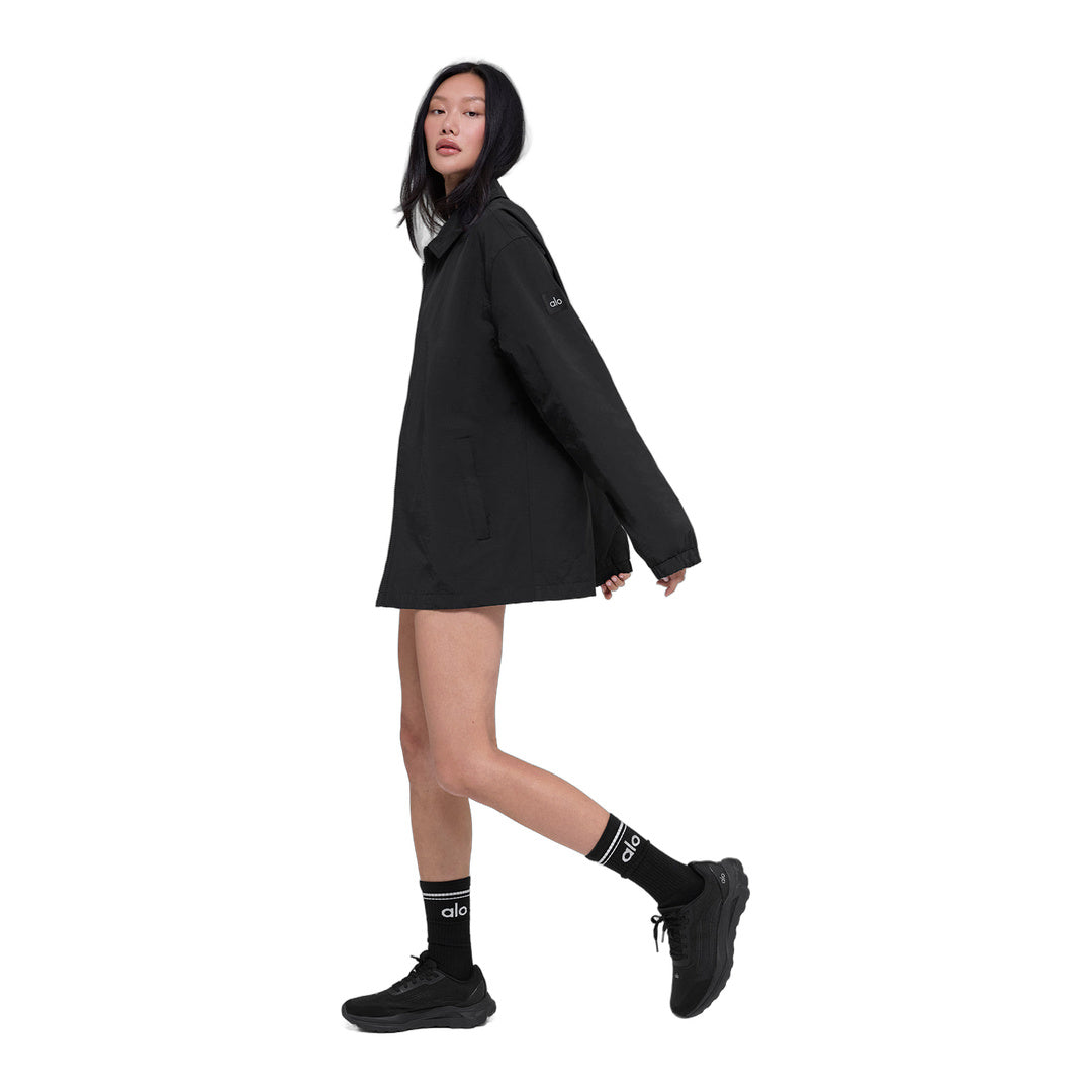 alo Torrent Overshirt - Black