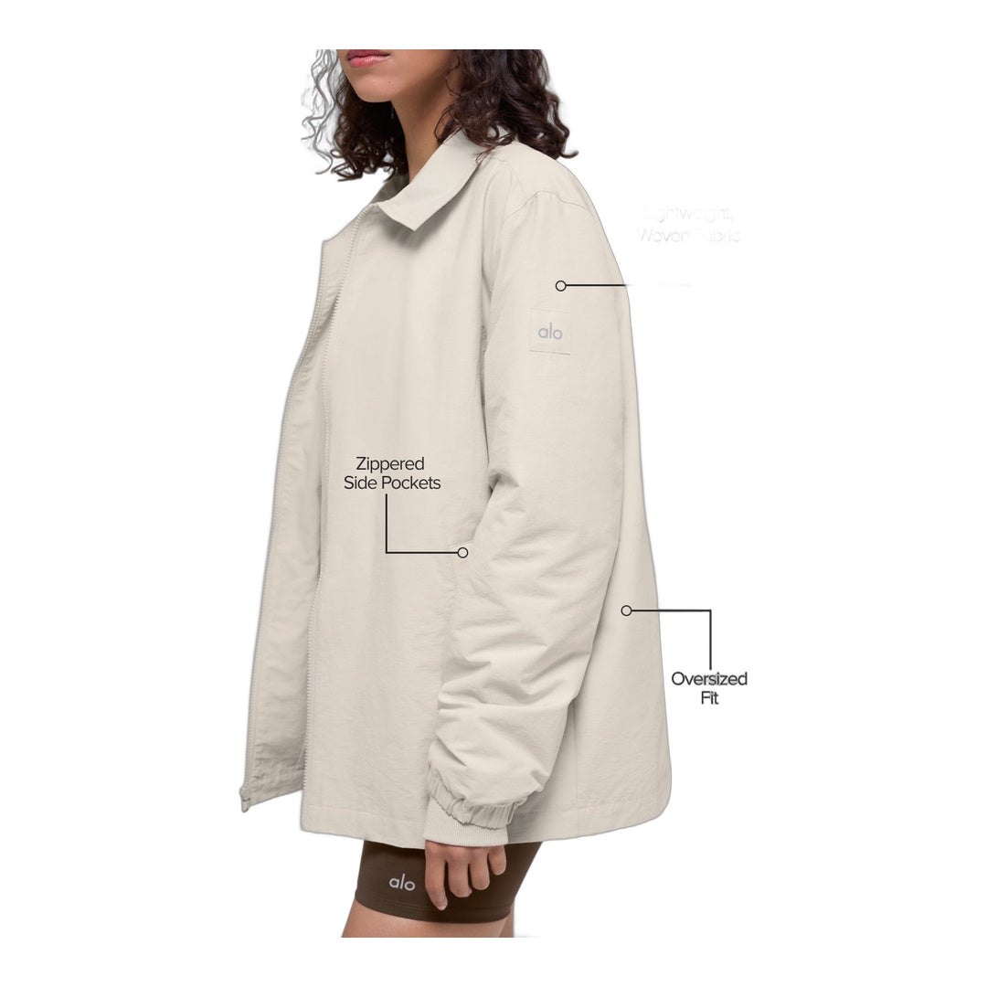 alo Torrent Overshirt - Bone