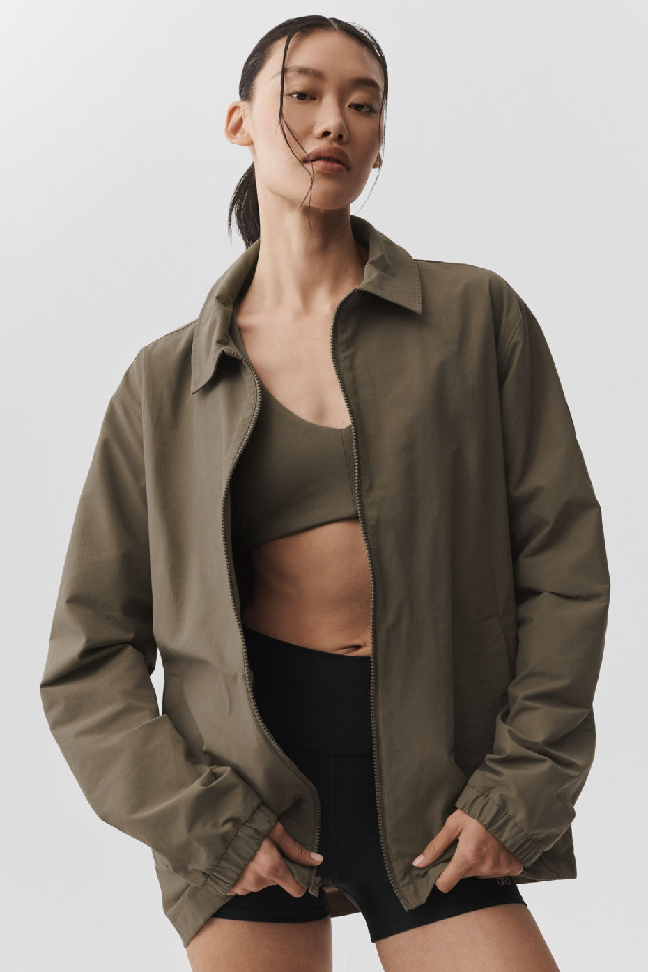 alo Torrent Overshirt - Olive Tree