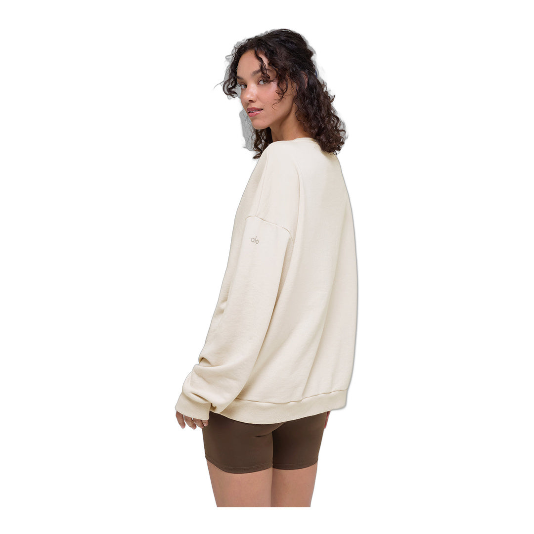 alo Chill Crew Neck Pullover - Bone