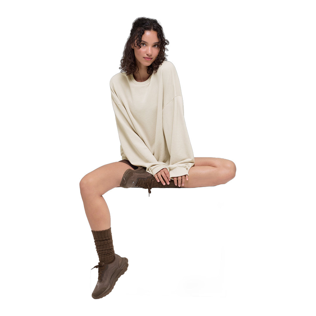alo Chill Crew Neck Pullover - Bone