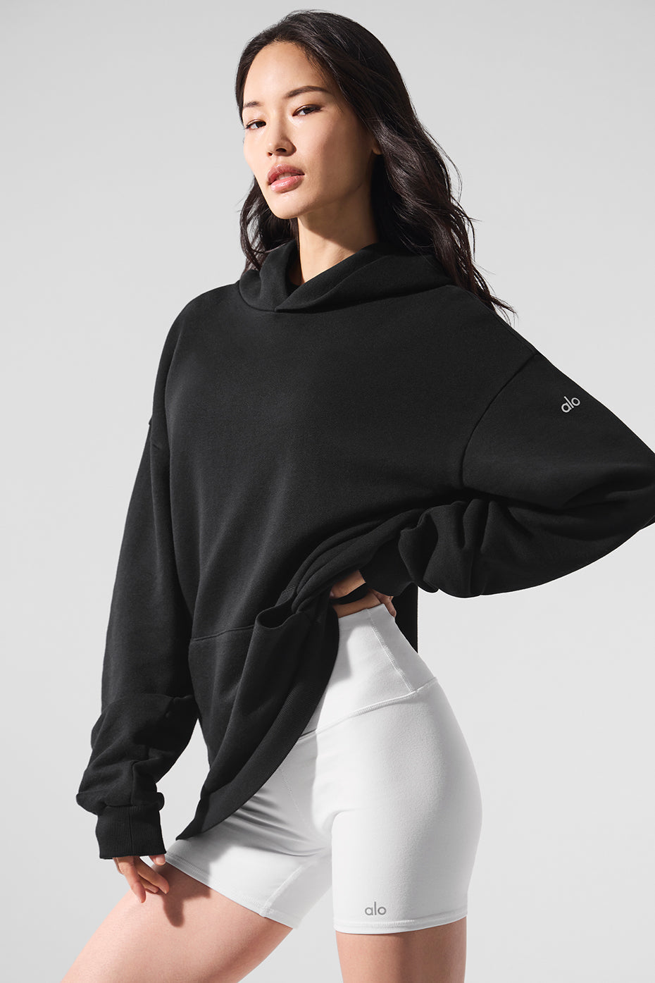alo Chill Hoodie - Black