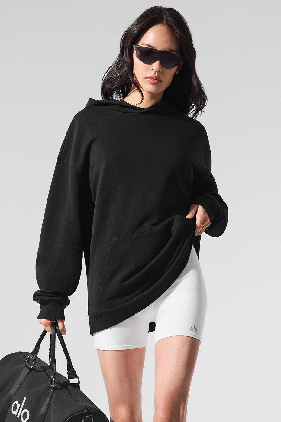 alo Chill Hoodie - Black