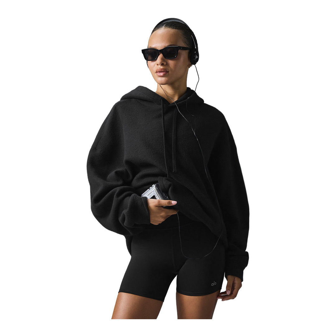 alo Triumph Restore Hoodie - Black