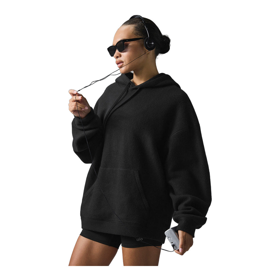 alo Triumph Restore Hoodie - Black