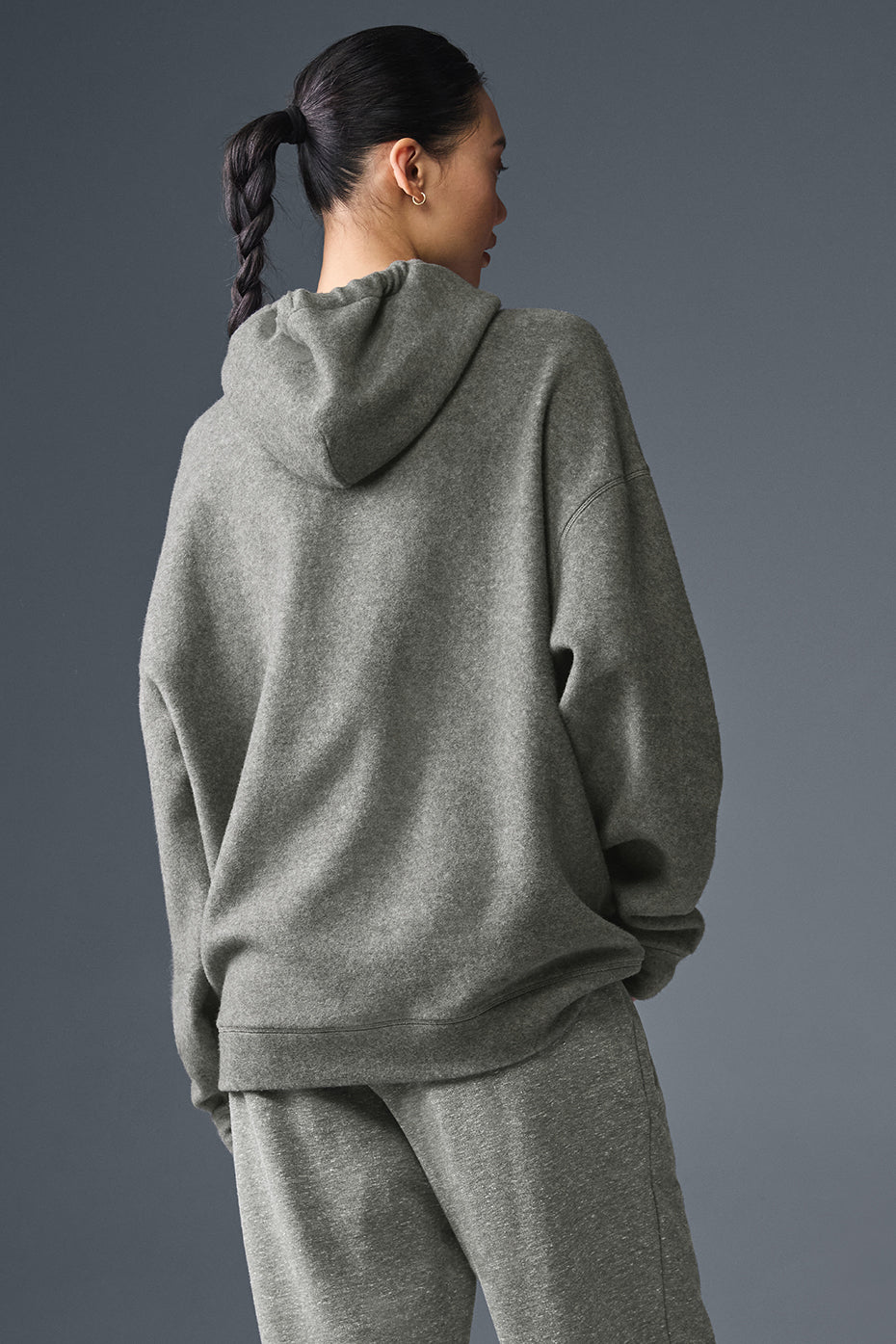alo Triumph Restore Hoodie - Grey Triblend