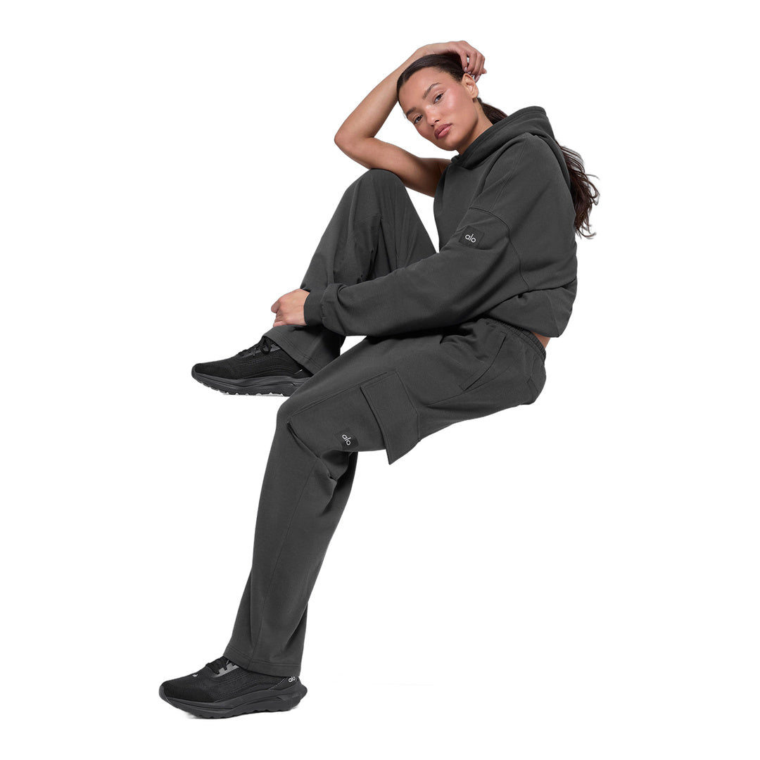 alo Double Take Hoodie - Anthracite