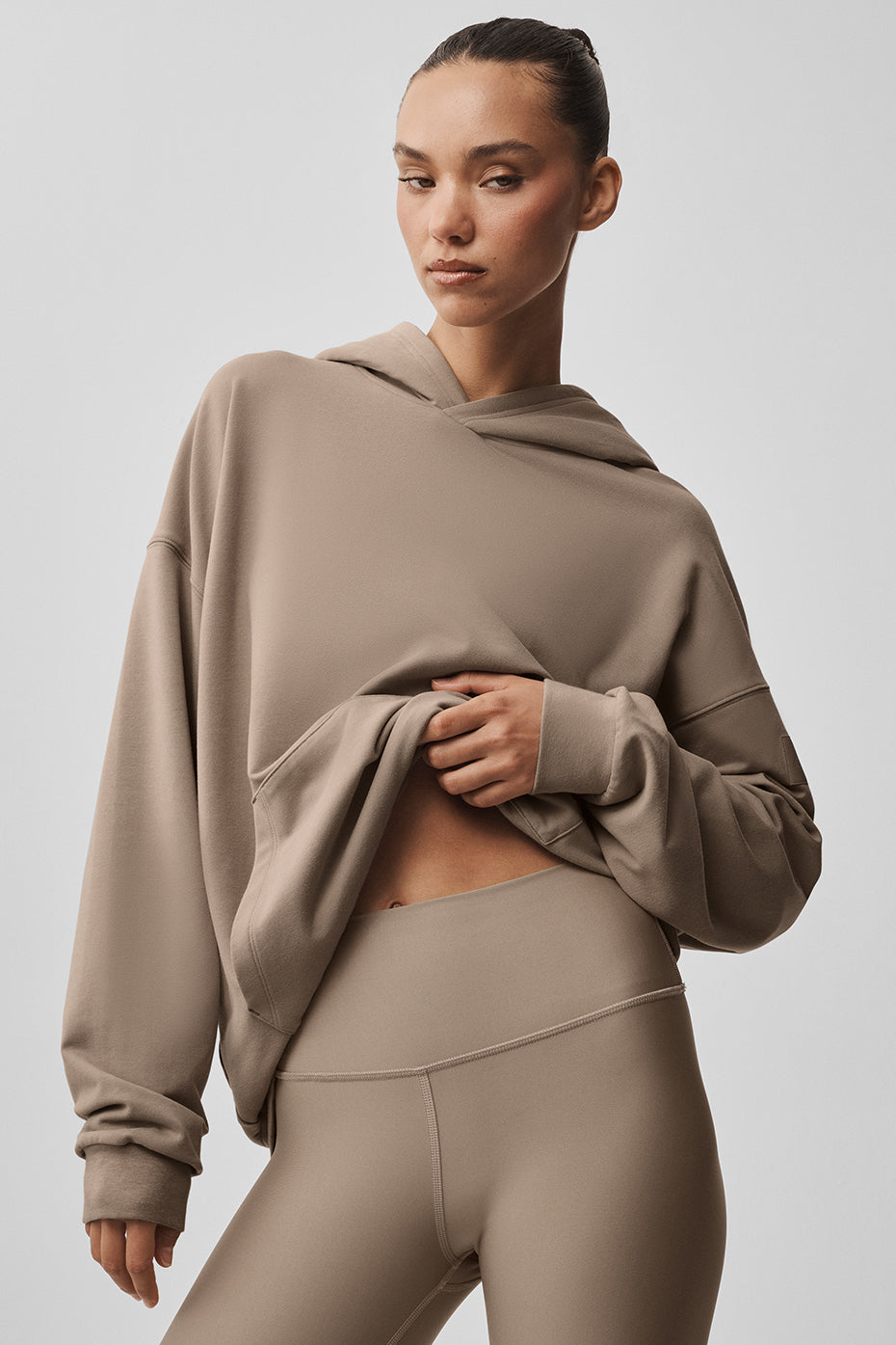 alo Double Take Hoodie - Gravel