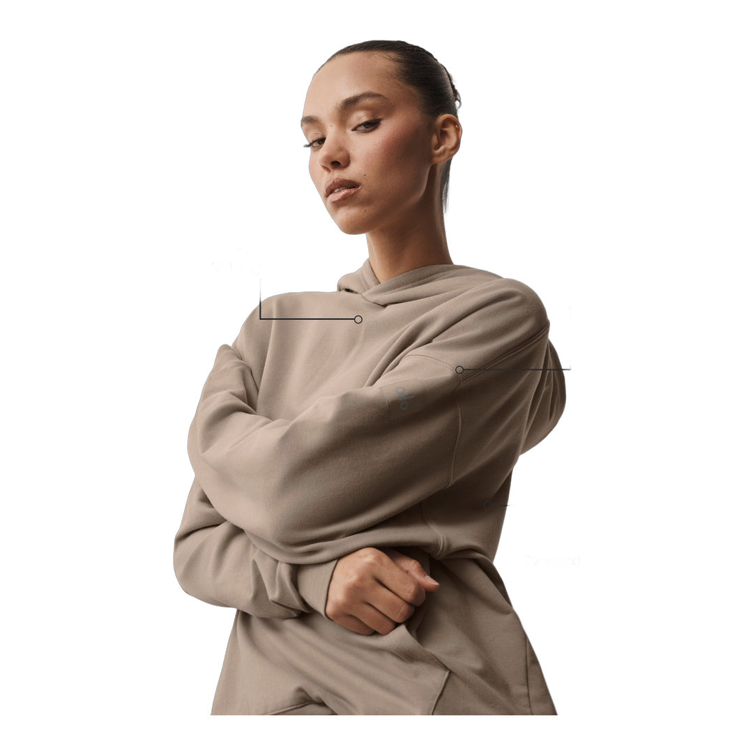 alo Double Take Hoodie - Gravel