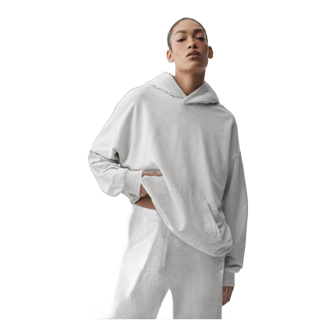 alo Double Take Hoodie - White Heather
