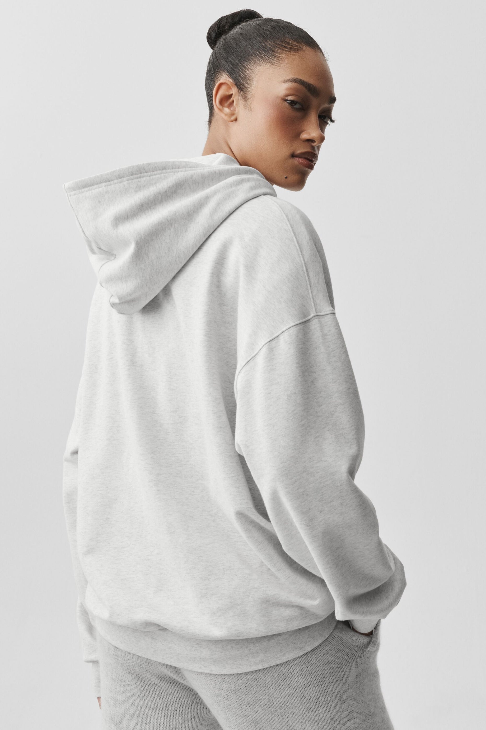 alo Double Take Hoodie - White Heather