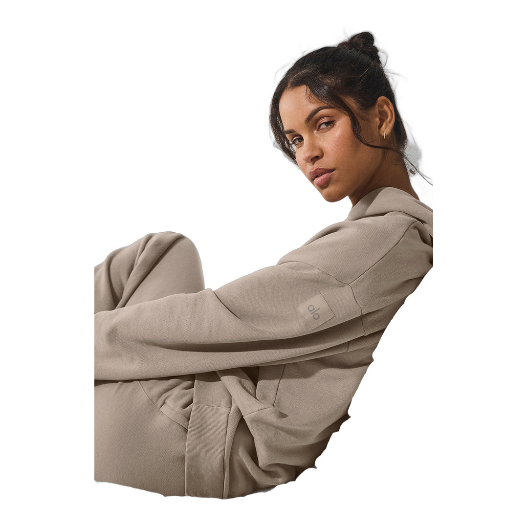 alo Chill Vintage Wash Hoodie - Gravel Wash