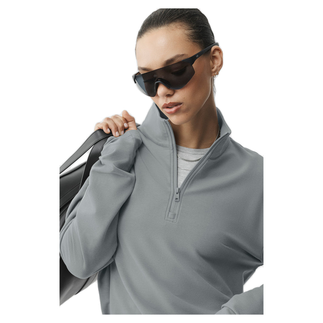 ALO Double Take Long Sleeve 1/4 Zip - Monument