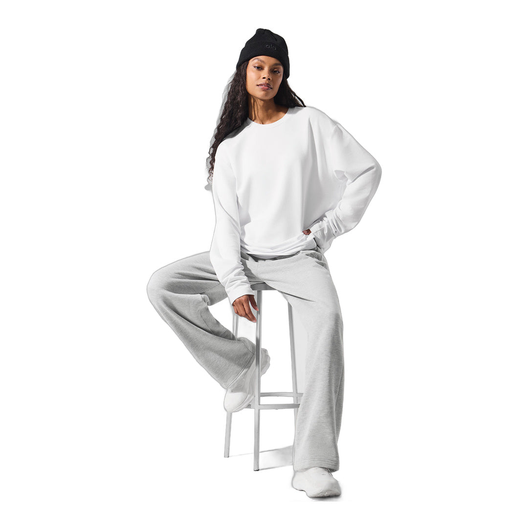 alo Double Take Long Sleeve Crew - White